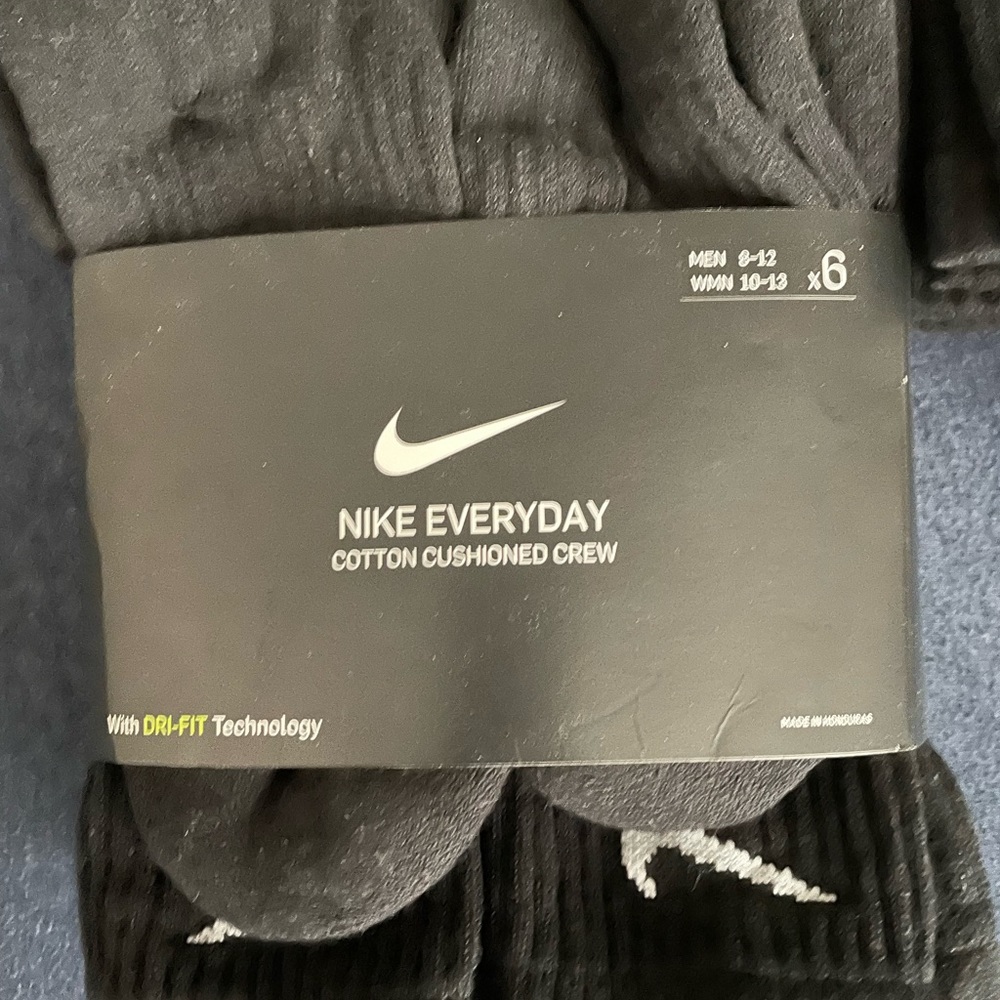 Nike cotton cushion crew socks